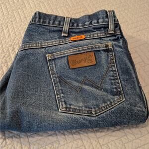 Wrangler FR Jeans Men's Size 42x32 Blue CAT2/2112 (0427)